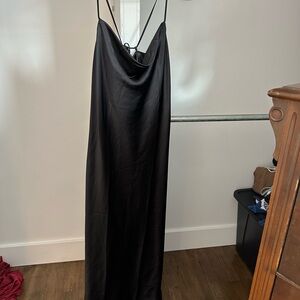 Old Navy Black Backless Dress